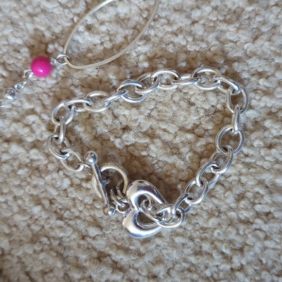 My style Earrings & Necklace, Two Necklaces and Bracelet Chunky Jewelry Bundle - Picture 4 of 5